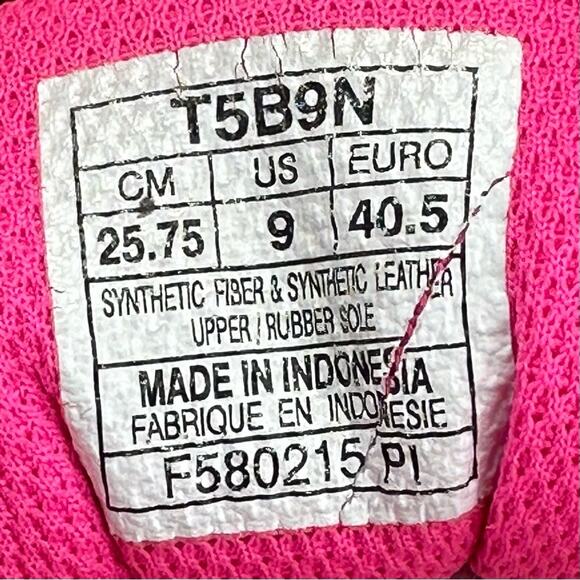 Asics Gel-Excite 3 Women Running Shoes/Sneakers Sz 9 Gray Pink Yellow Athleisure - Picture 7 of 13